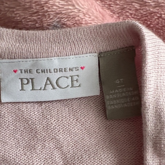 The Children's Place Pink Bunny Dress Set with cardigan - Picture 4 of 7